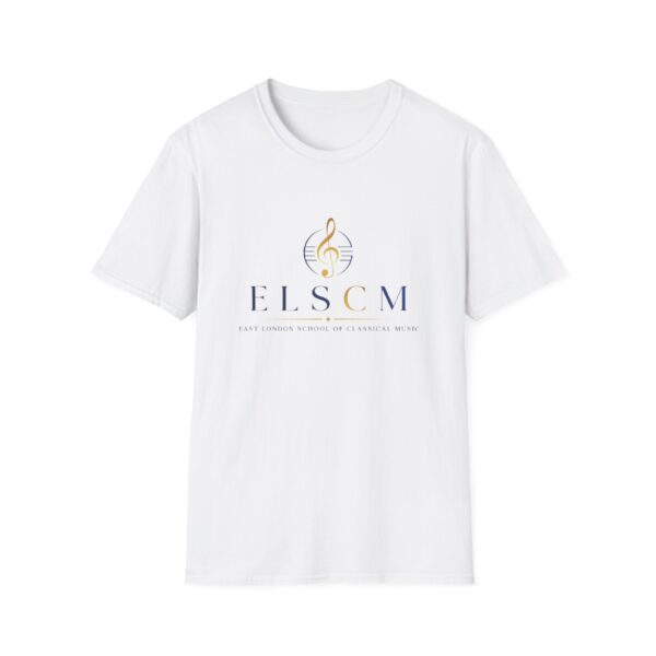 Music School Logo T‑Shirt – ELSOM Music & Smile Graphic Tee