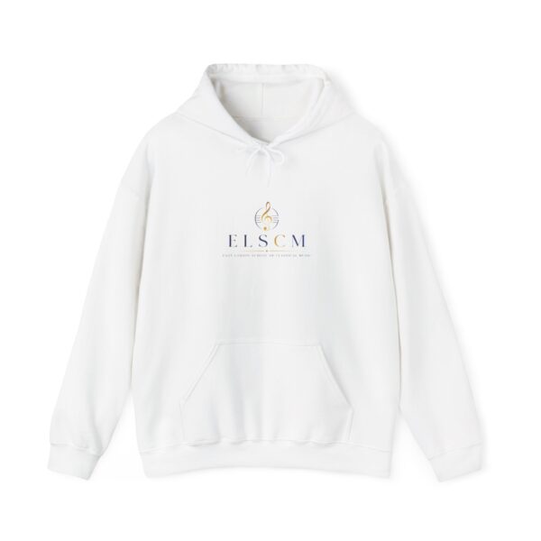 EL SOM Music Logo Hoodie — Minimalist Musician Sweatshirt, Treble Clef Design